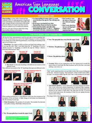 cover image of American Sign Language--Conversation